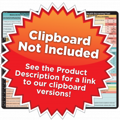 Behavioral Health Screening Adhesive Reference Label 